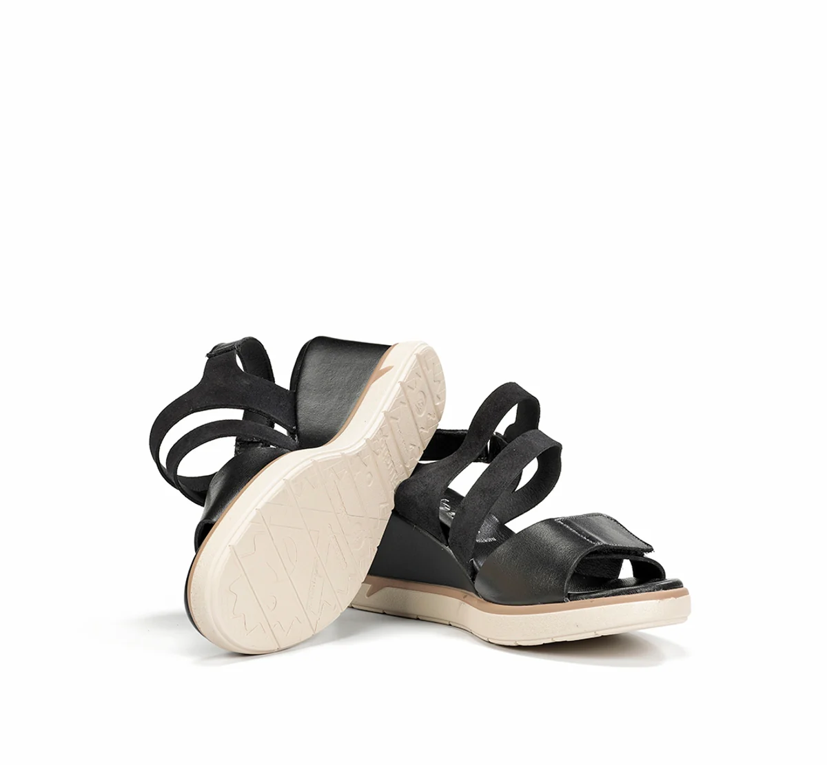 SMASH F2169 Schwarze Sandale - Image 4