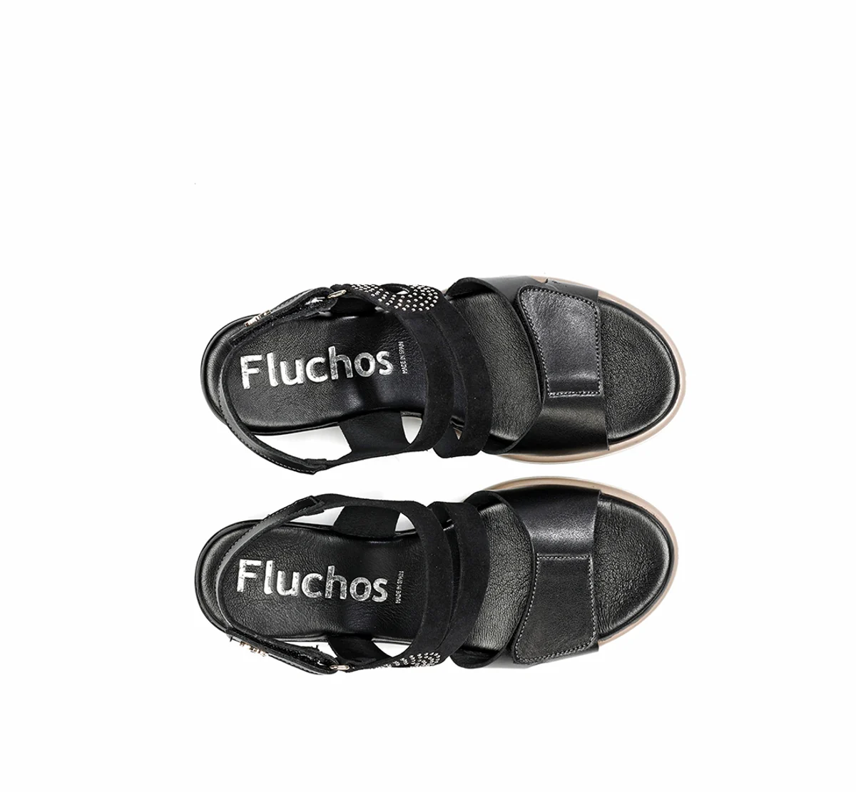 SMASH F2169 Schwarze Sandale - Image 5