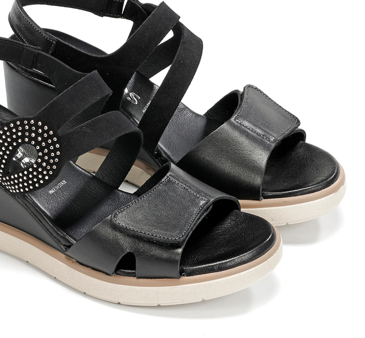SMASH F2169 Schwarze Sandale - Image 6