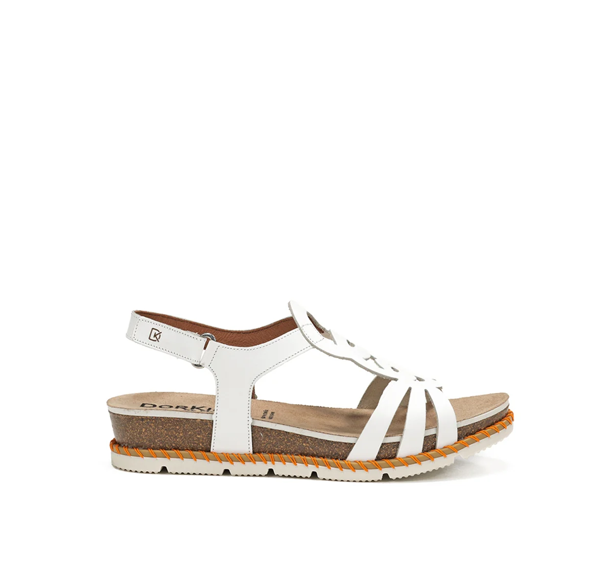 SPORT D9322 Weißer Sandale