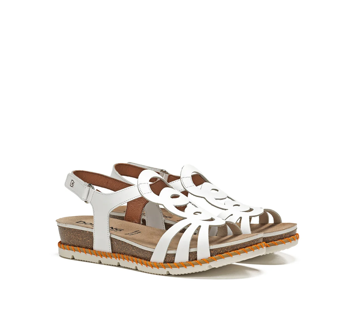SPORT D9322 Weißer Sandale - Image 2