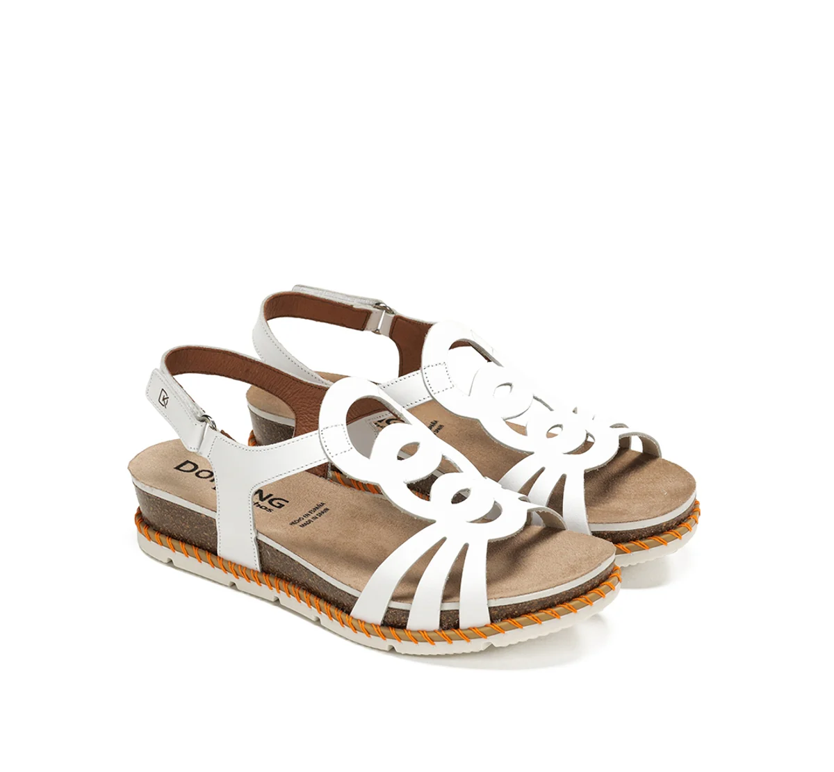 SPORT D9322 Weißer Sandale - Image 4