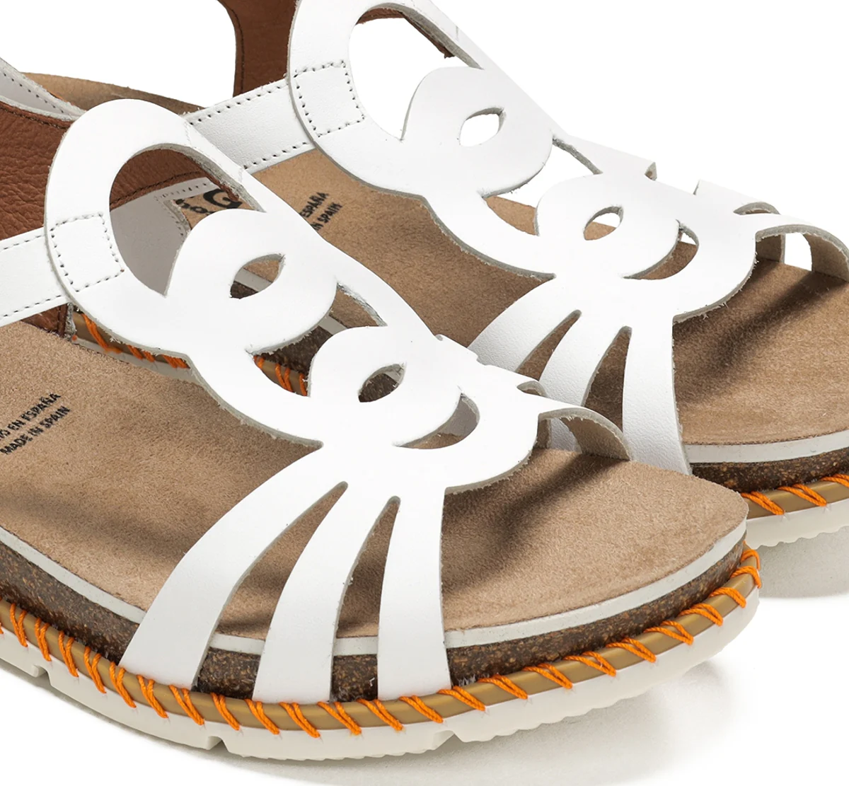 SPORT D9322 Weißer Sandale - Image 6