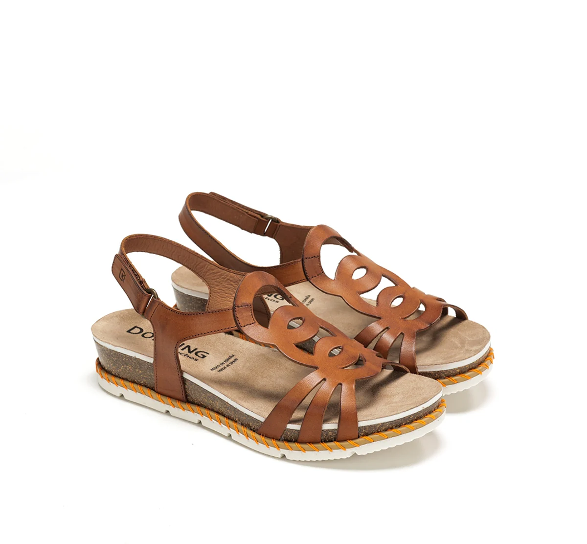 SPORT D9322 Brauner Sandale - Image 4