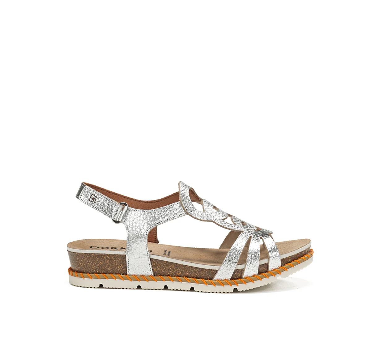 SPORT D9322 Silberne Sandale