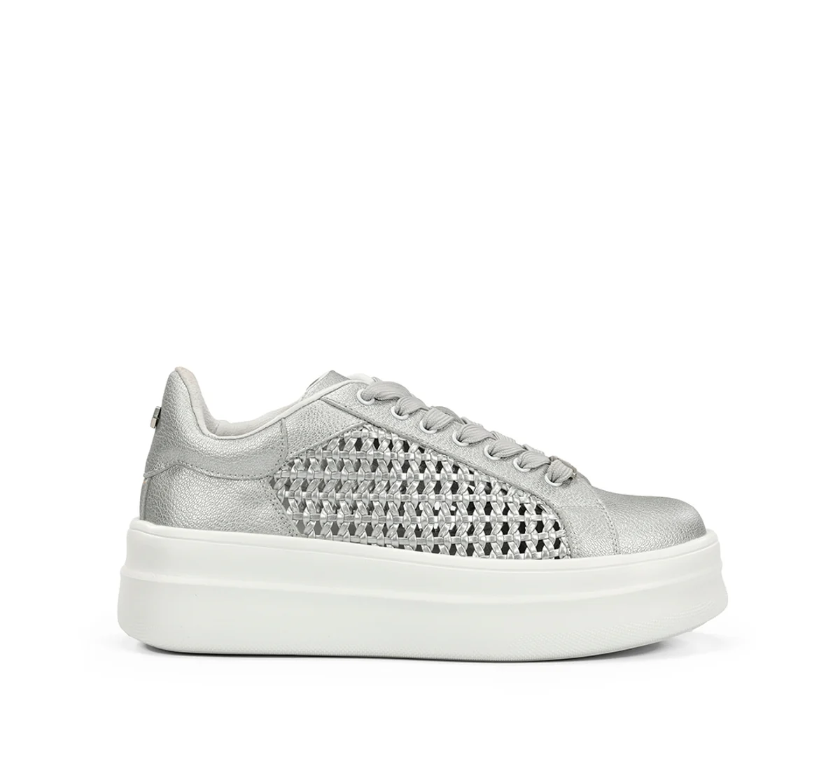 SWIFT D9522 Silberne Turnschuhe
