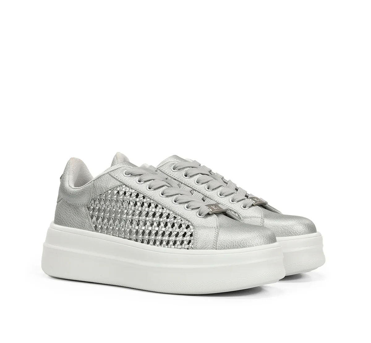 SWIFT D9522 Silberne Turnschuhe - Image 2