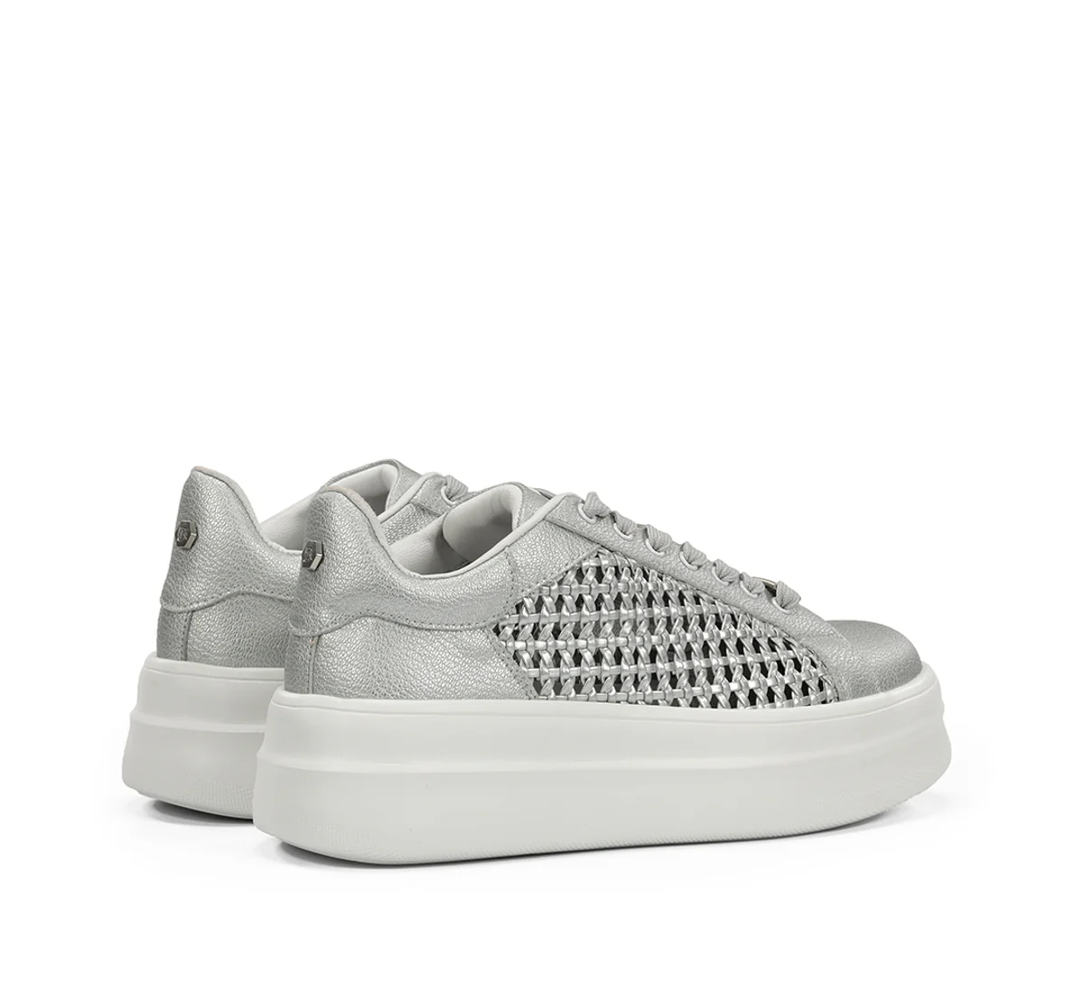 SWIFT D9522 Silberne Turnschuhe - Image 3