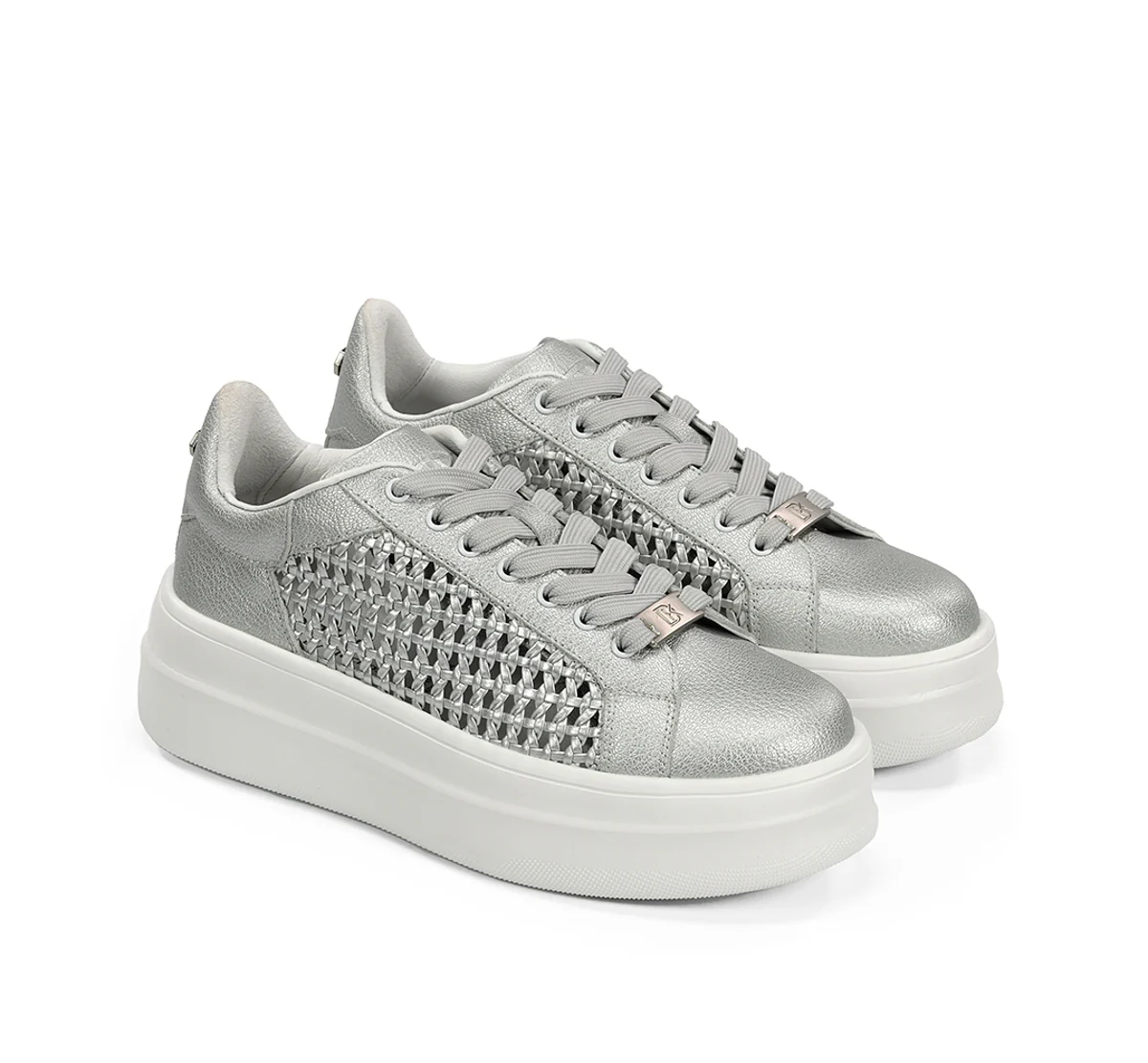 SWIFT D9522 Silberne Turnschuhe - Image 4