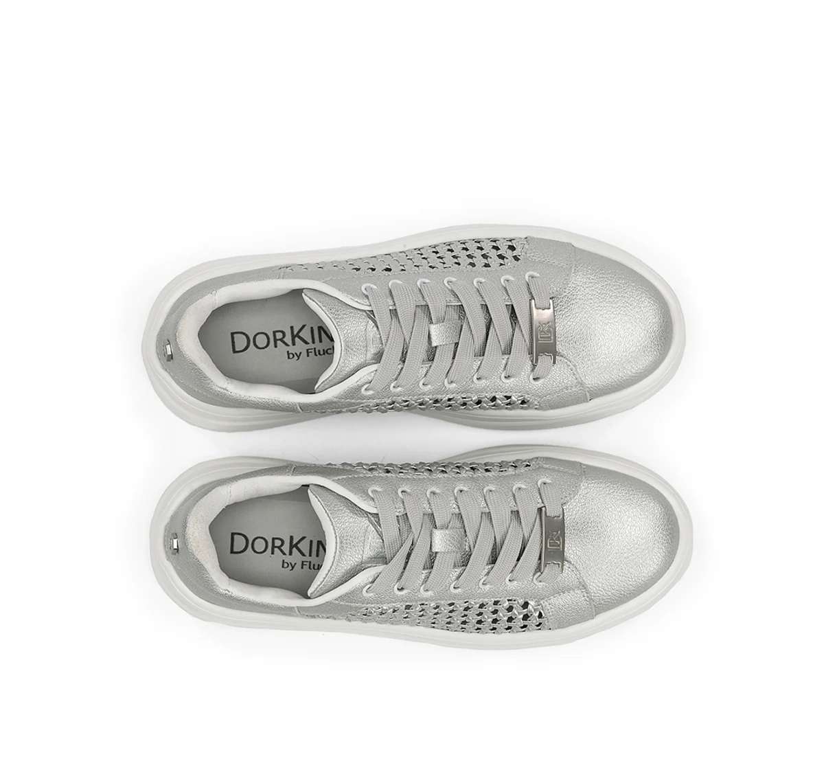 SWIFT D9522 Silberne Turnschuhe - Image 5