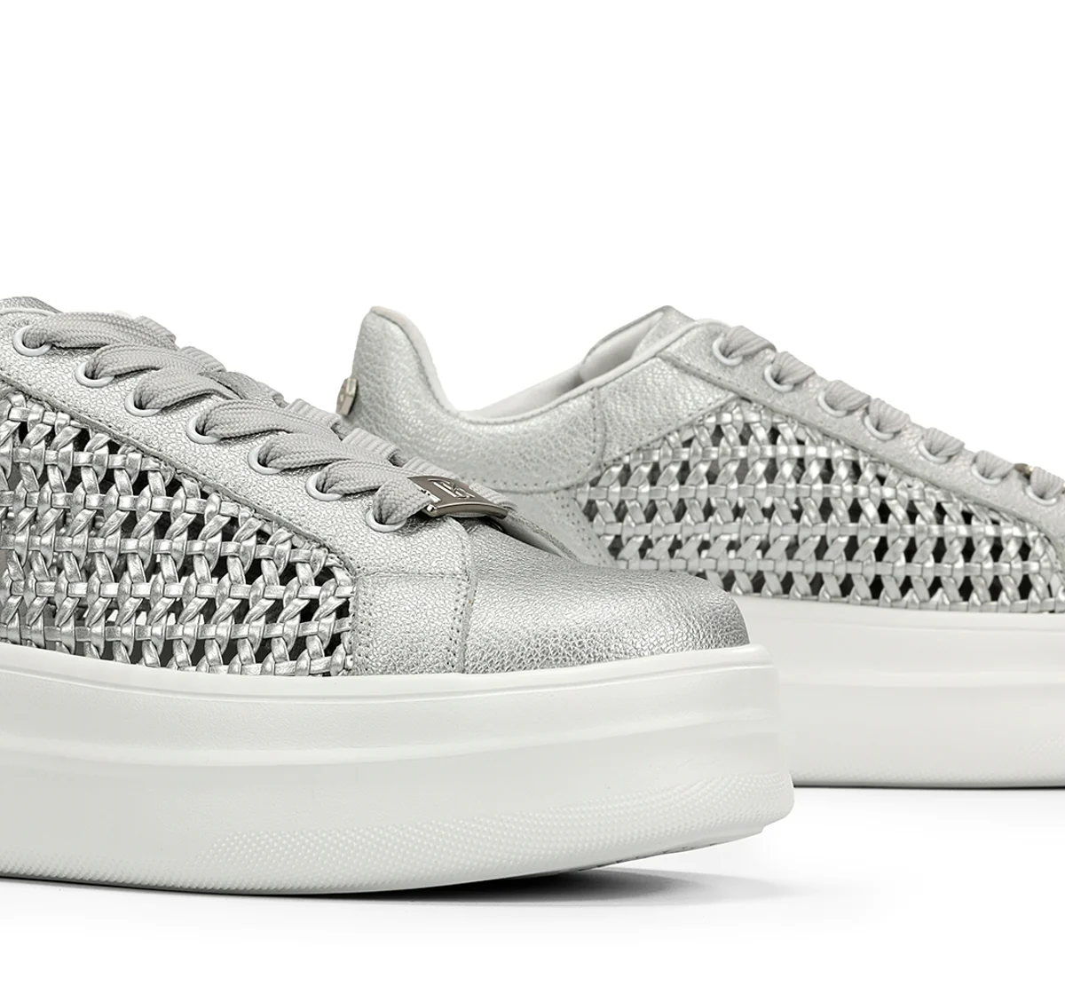 SWIFT D9522 Silberne Turnschuhe - Image 7