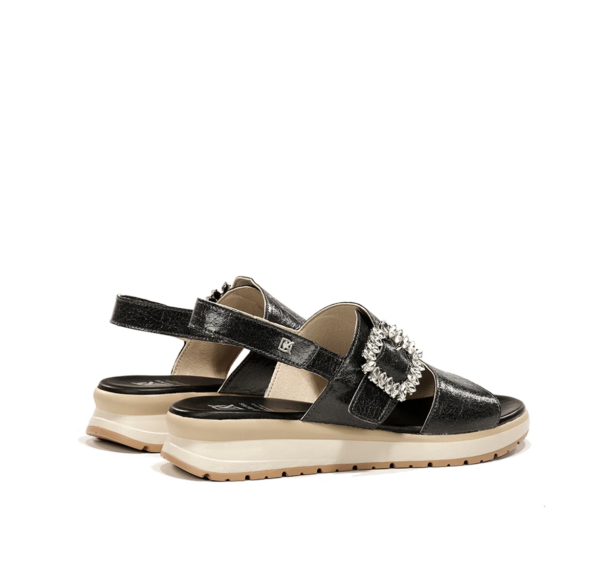 TER D9724 Schwarze Sandale - Image 3