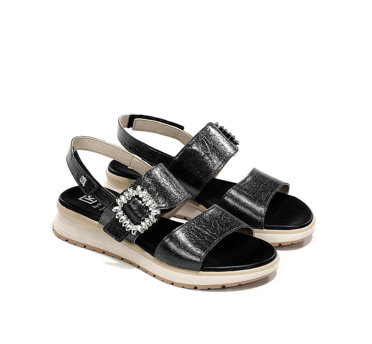 TER D9724 Schwarze Sandale - Image 4