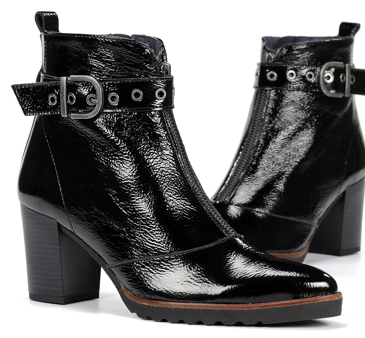 THAIS D8300 Schwarze Stiefeletten - Image 6