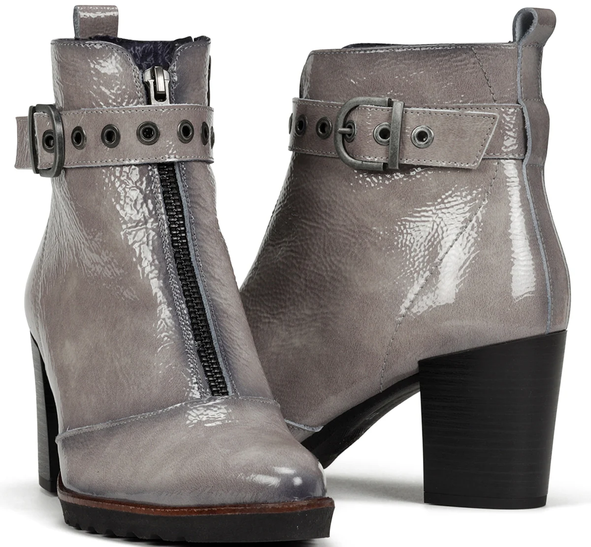THAIS D8300 Grauer Stiefeletten - Image 7