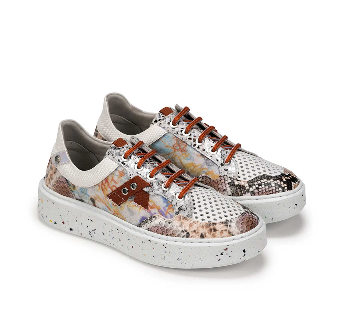 TROZOS D8751 Orange Turnschuhe - Image 4