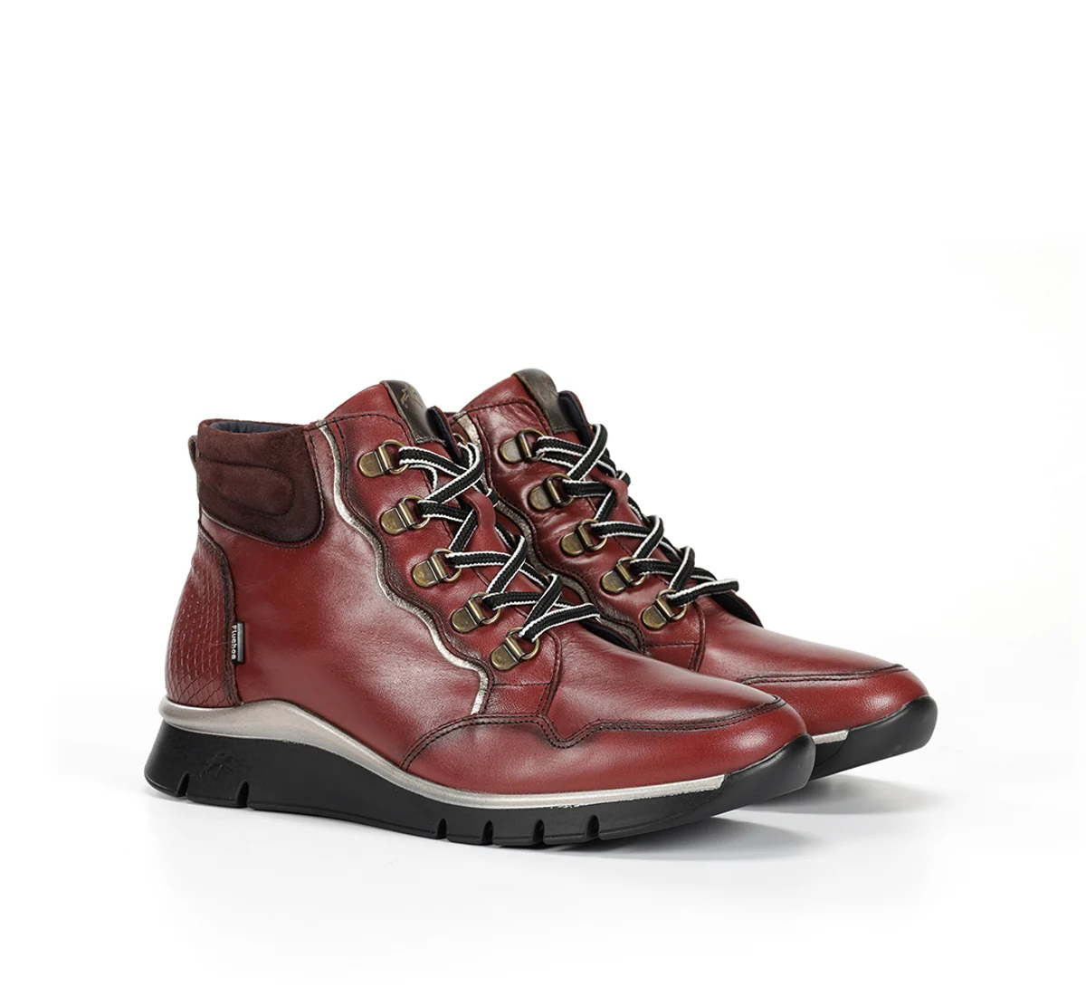 UNION F2073 Burgunderfarbe Stiefeletten - Image 2