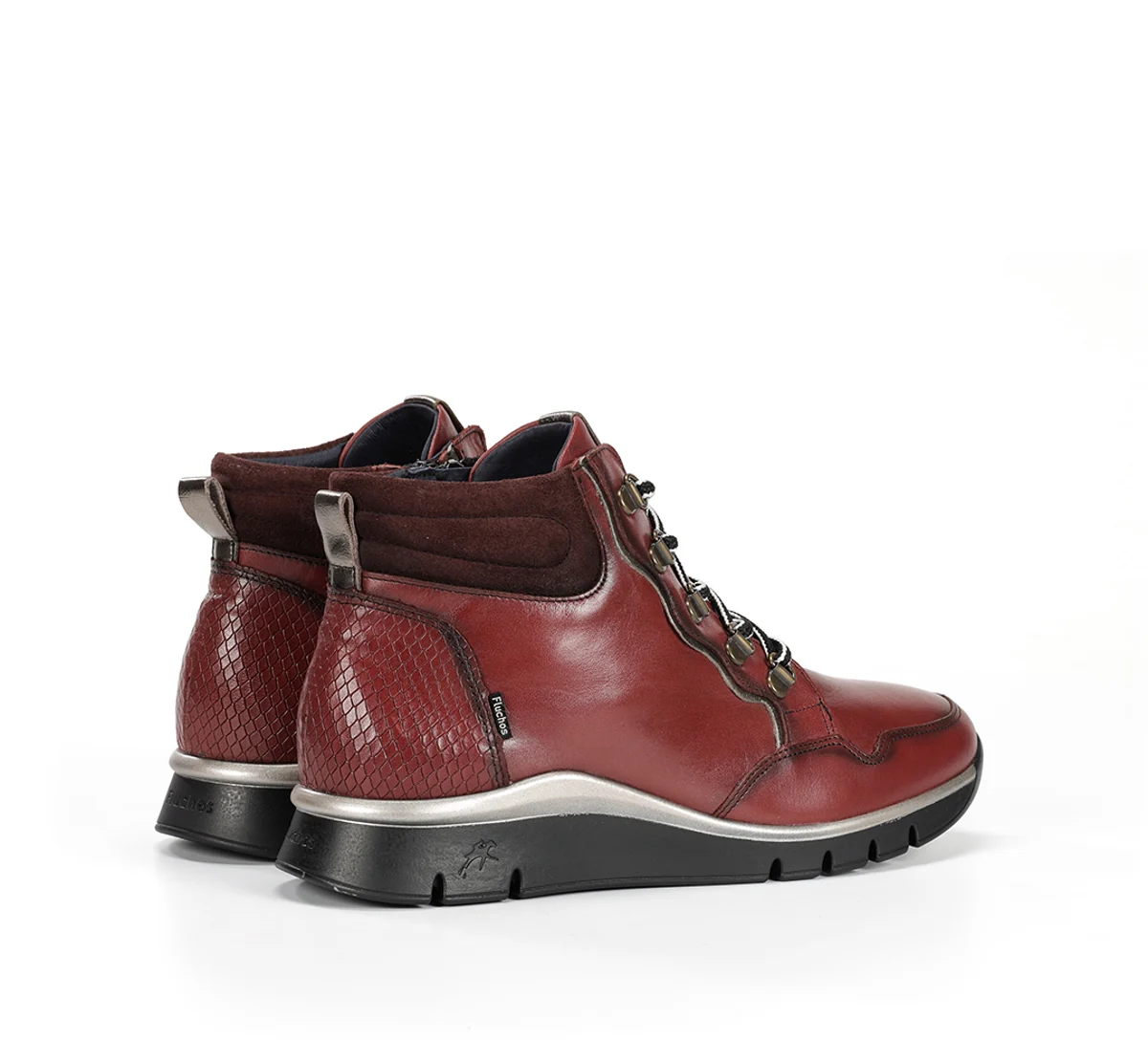 UNION F2073 Burgunderfarbe Stiefeletten - Image 3