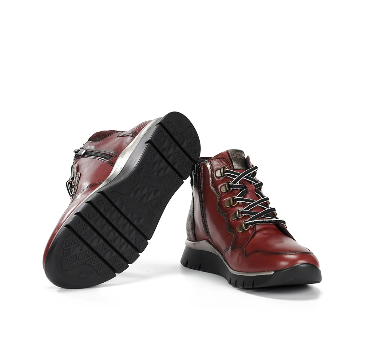 UNION F2073 Burgunderfarbe Stiefeletten - Image 4