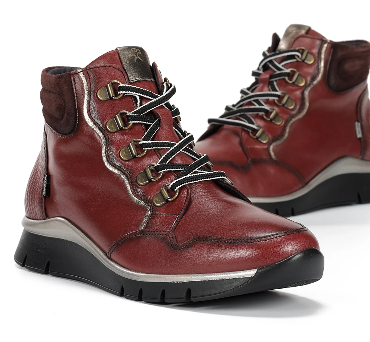 UNION F2073 Burgunderfarbe Stiefeletten - Image 7
