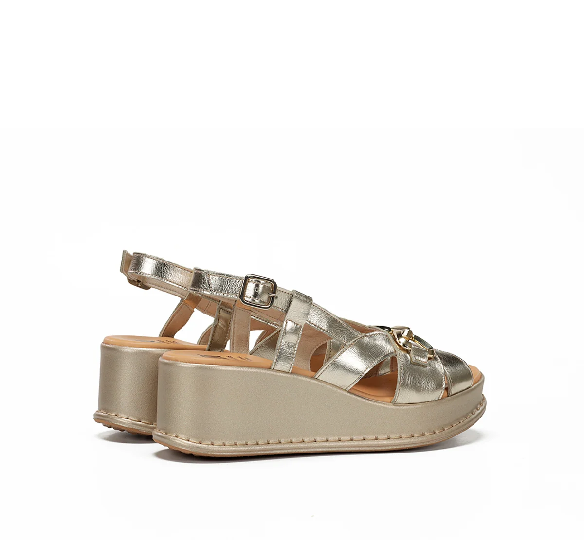 WINDY D9651 Goldener Sandale - Image 3
