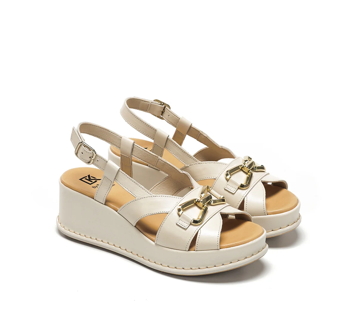 WINDY D9651 Taupe Sandale - Image 4