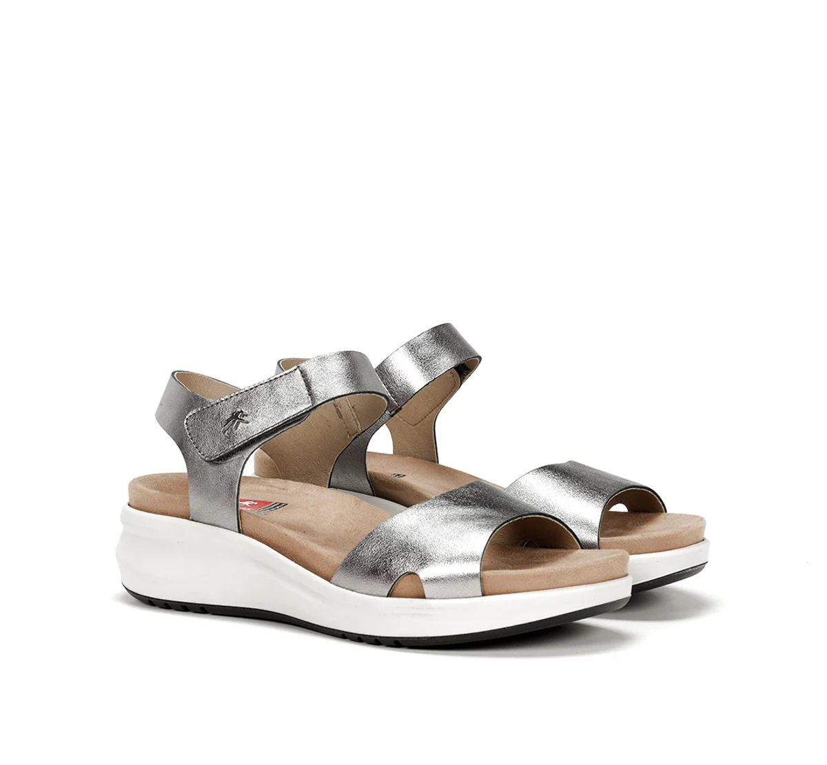 YAGON F1475 Silberne Sandale - Image 2
