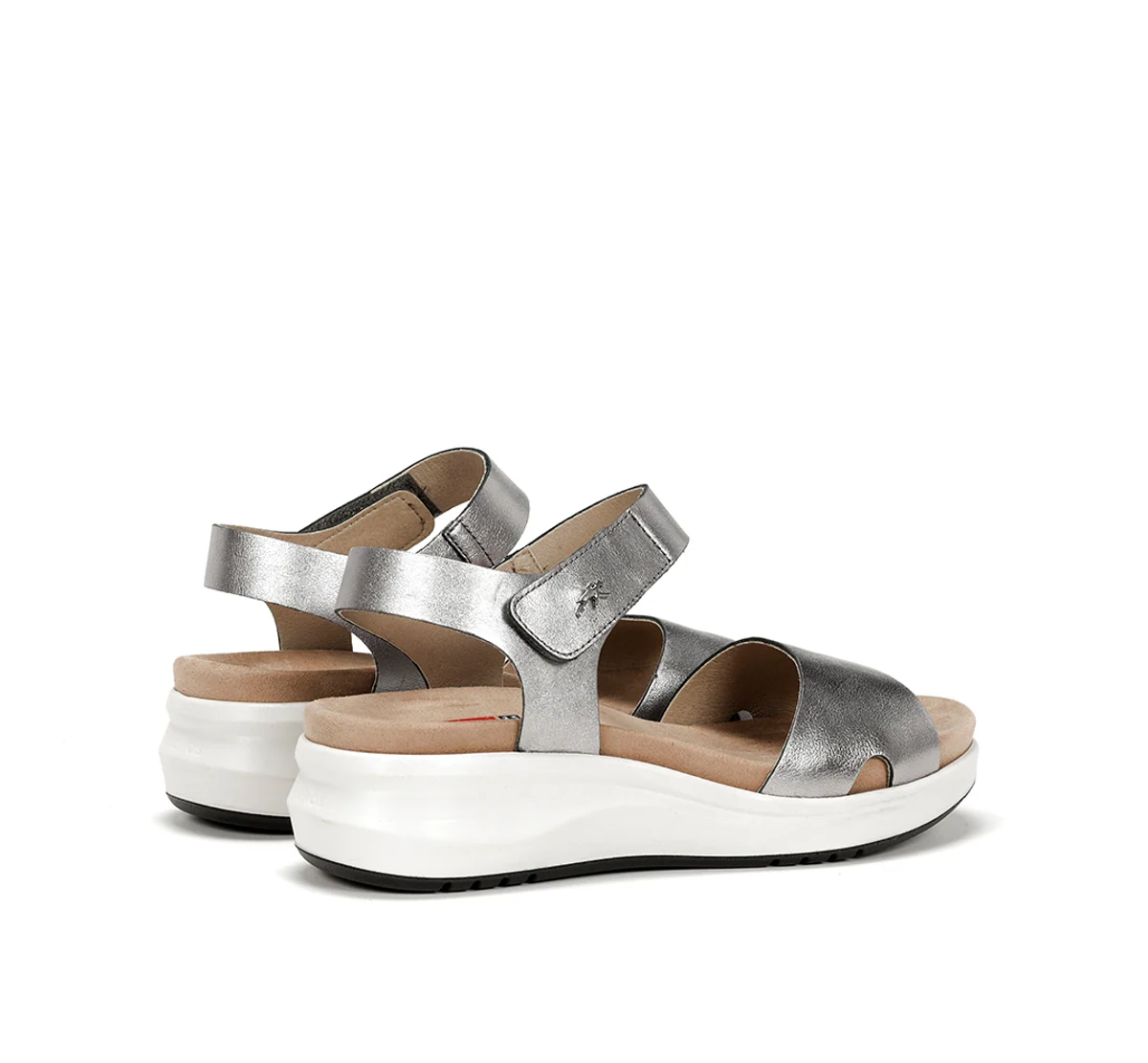 YAGON F1475 Silberne Sandale - Image 3