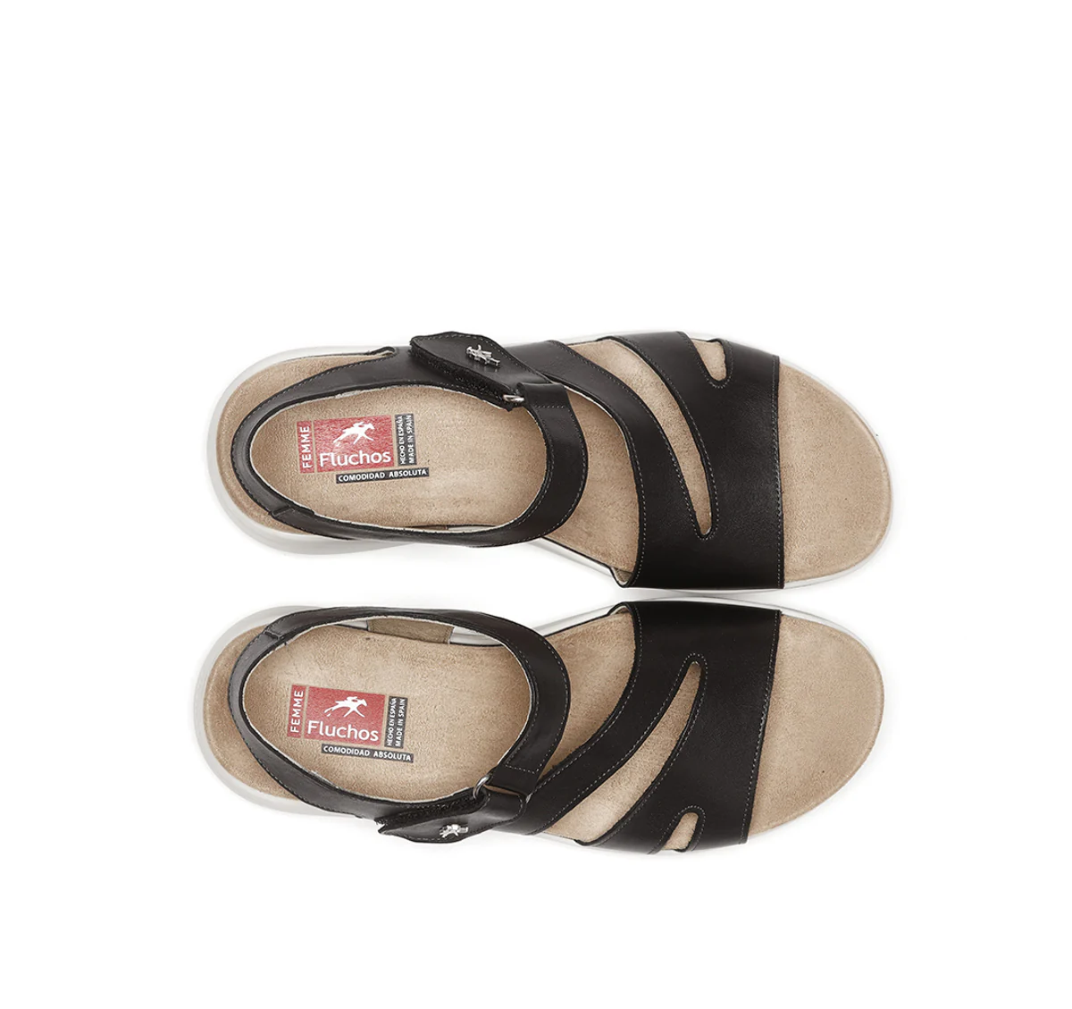 YAGON F1478 Schwarze Sandale - Image 4