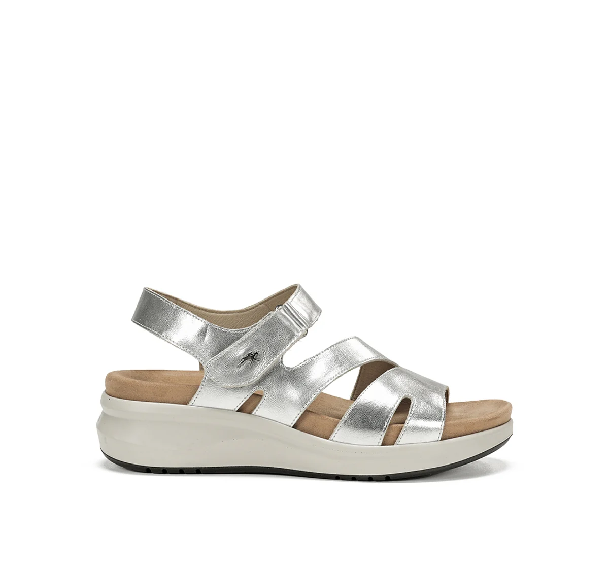 YAGON F1478 Silberne Sandale