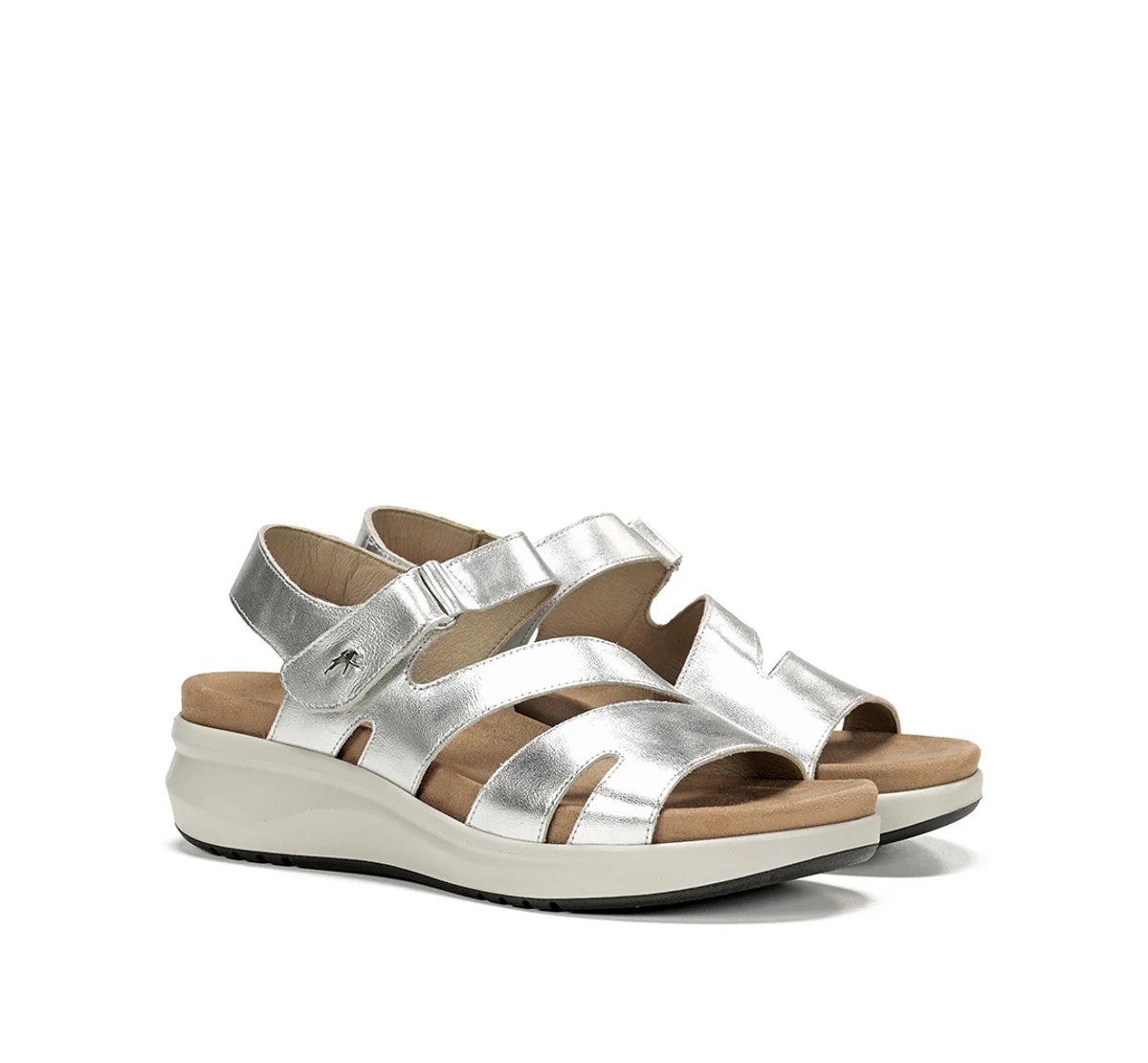 YAGON F1478 Silberne Sandale - Image 2