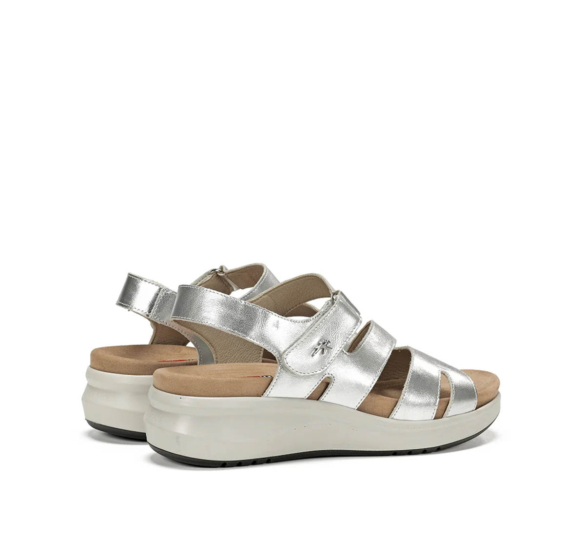 YAGON F1478 Silberne Sandale - Image 3