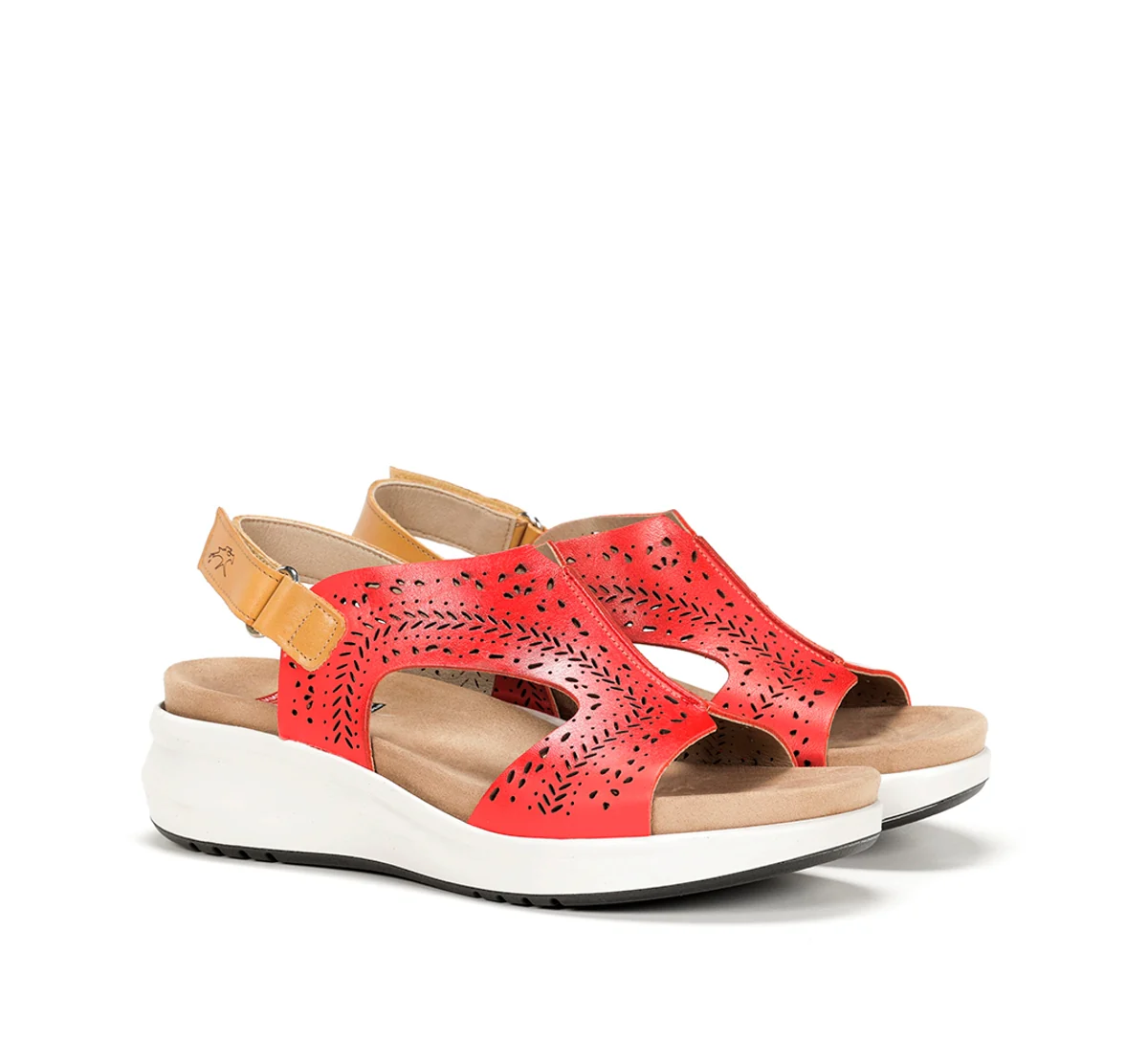 YAGON F1481 Roter Sandale - Image 2