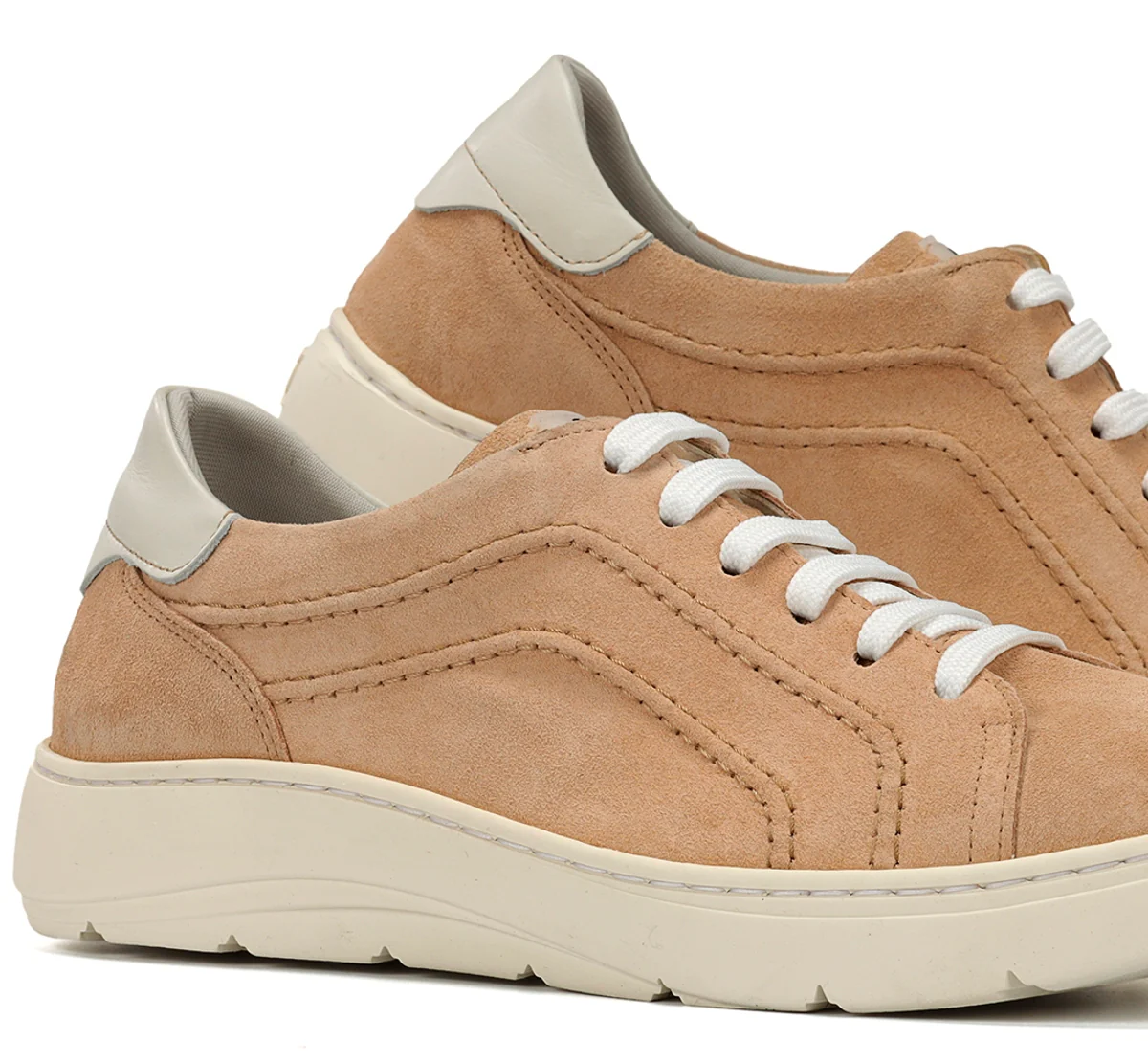 YET D9646 Taupe Turnschuhe - Image 7